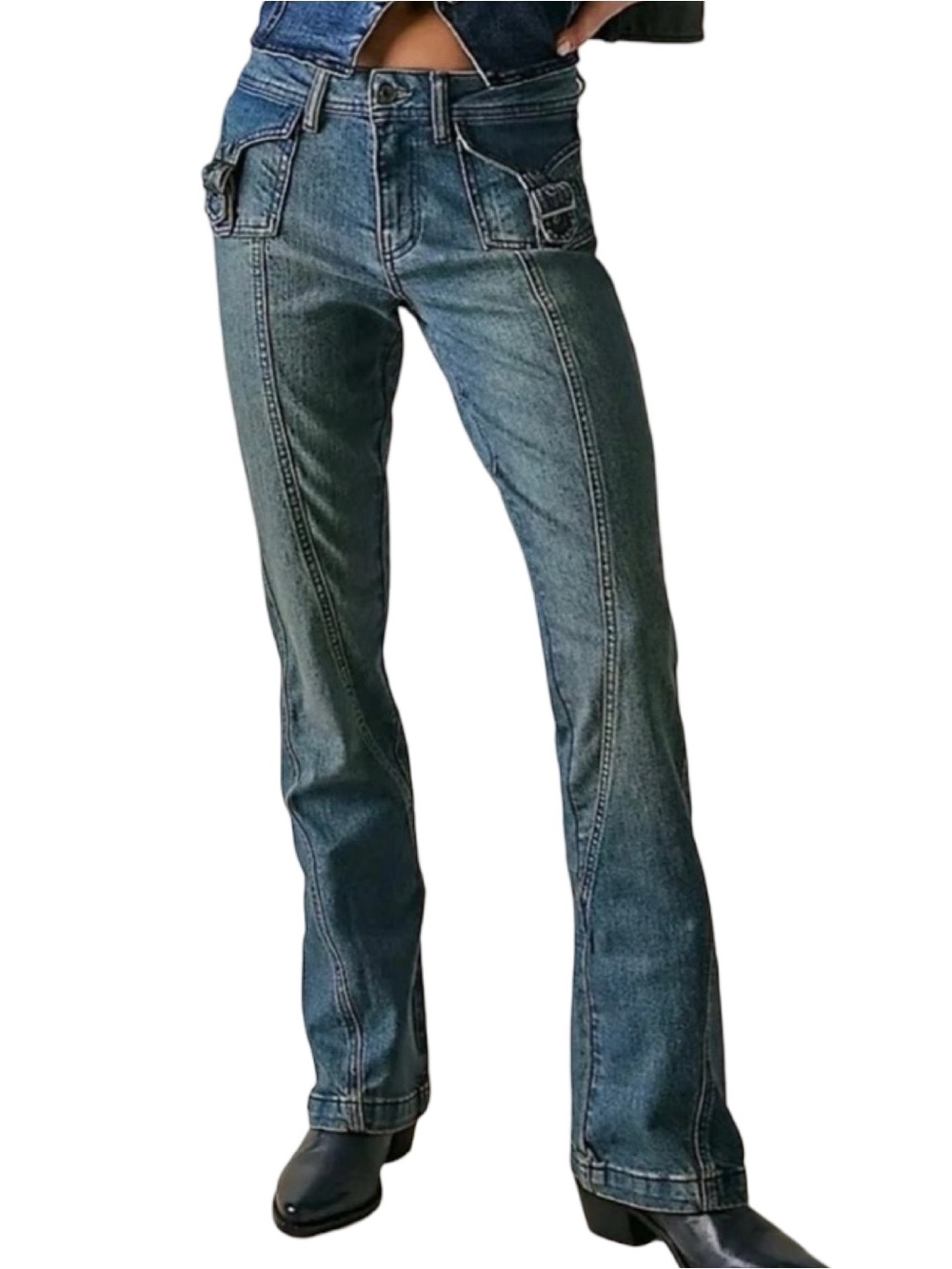 Free People We The Free NWT Women’s Size 26 Love Stone Mid Rise Bootcut Jeans